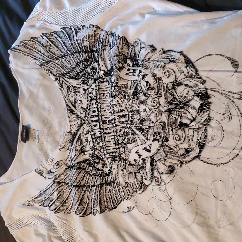 Ladies shoet sleeve Harley Davidson t-shirt